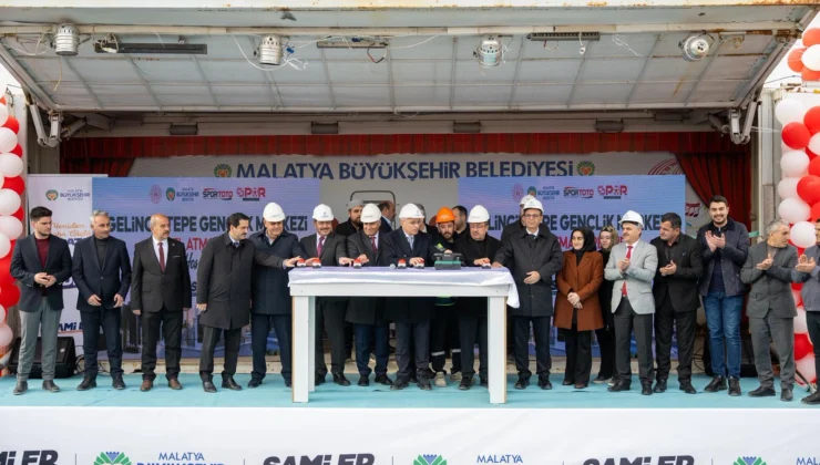 Malatya’da Gelinciktepe Gençlik Merkezi’nin Temeli Atıldı