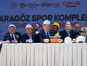 Malatya'Da Toki̇ Karagöz Spor Kompleksi’ne Temel Atıldı