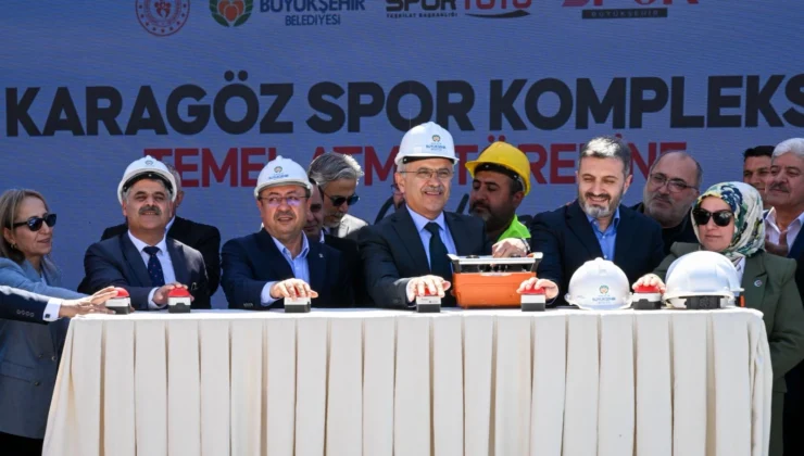Malatya'Da Toki̇ Karagöz Spor Kompleksi’ne Temel Atıldı