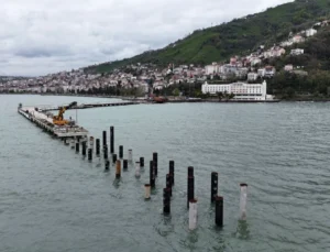 Ordu Atatürk Rıhtımı’nda Çalışmalar Adım Adım Ilerliyor