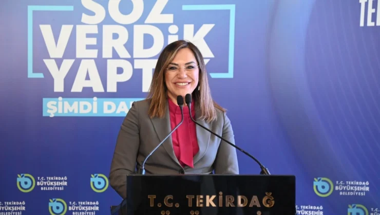 Tekirdağ'Da Başkan Yüceer Iki Yılı Anlattı