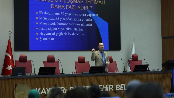 Kayseri Büyükşehir'Den 'Meme Kanseri' Farkındalık Eğitimi