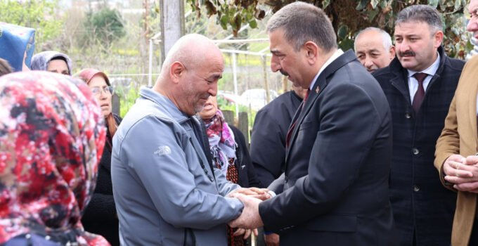 Vali Hacıbektaşoğlu’ndan acılı aileye taziye ziyareti