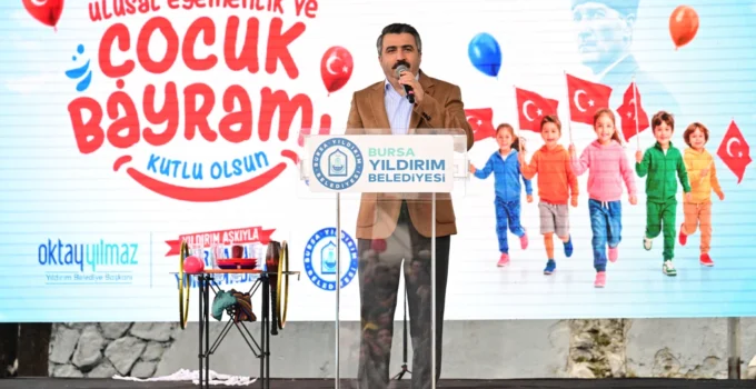 Yıldırım’da Çocukların Bayramı Şölene Dönüştü