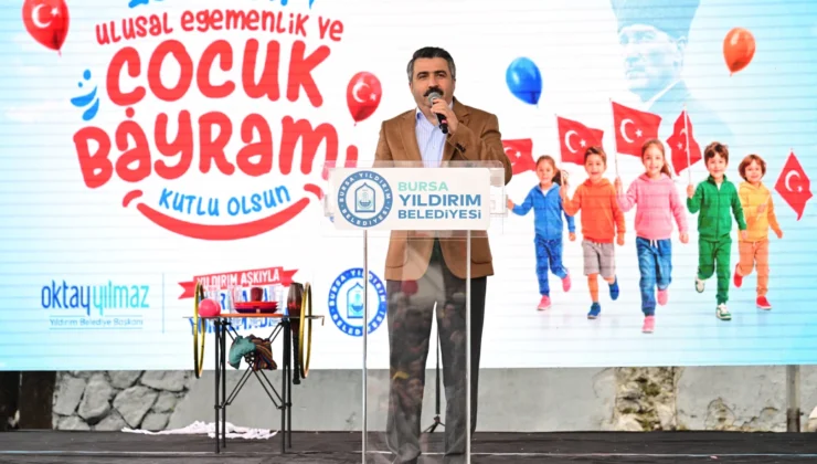 Yıldırım’da Çocukların Bayramı Şölene Dönüştü