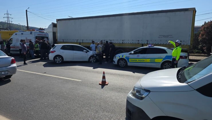 Karadeniz Ereğli’de  meydana gelen trafik kazasında bir kişi yaralandı.