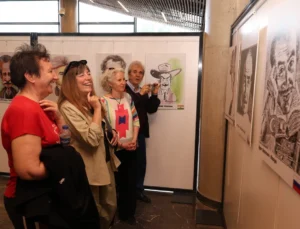 35 Ülkeden 137 Karikatürist Orhan Kemal’i Çizdi
