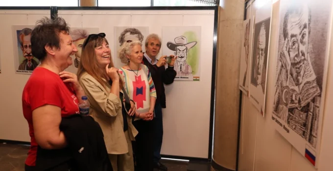 35 Ülkeden 137 Karikatürist Orhan Kemal’i Çizdi