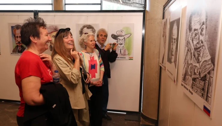 35 Ülkeden 137 Karikatürist Orhan Kemal’i Çizdi