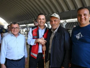 Ahmet Akın'Dan Hayvan Pazarına Ziyaret