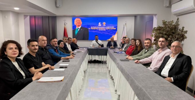 AK Parti Zonguldak il yönetim kurulu toplantısını gerçekleştirdi
