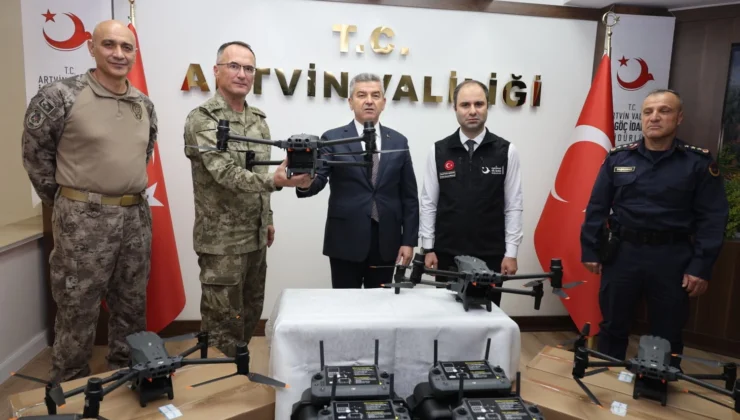 Artvin’de 4 Termal Drone Göreve Başladı