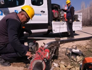 Asat’tan Elmalı’da Asfalt Öncesi Altyapı Yatırımı