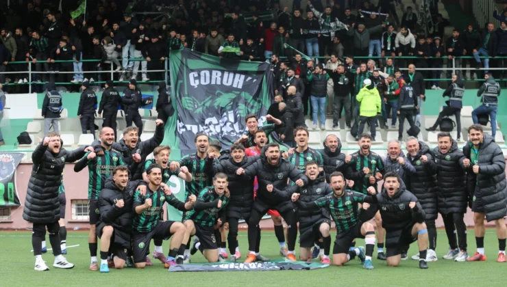 Borçkaspor Şampiyonluk Golüyle Zirveye Çıktı