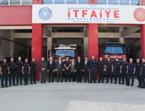 Bursa Büyükşehir İtfaiyesi Bayramlaştı