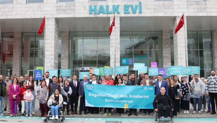 Bursa Nilüfer’de Sloganlar Engelleri Aşmak Için Yükseldi