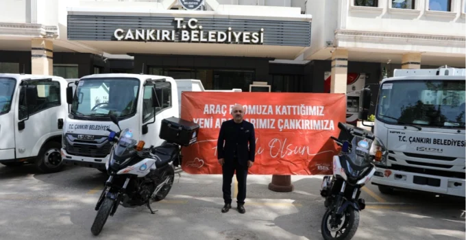 Çankırı Belediyesi Yeni Araç Sayısı 100’Ü Aştı