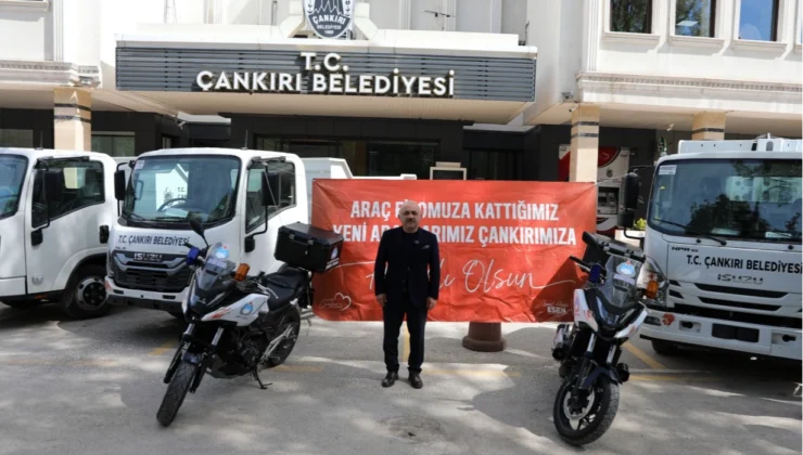 Çankırı Belediyesi Yeni Araç Sayısı 100’Ü Aştı