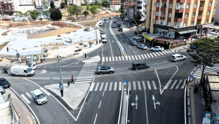 Çayırova’daki Kavşakta Büyükşehir Imzası