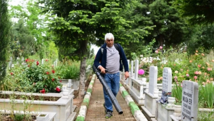 Çayırova Mezarlıklarında Bayram Öncesi Bakım