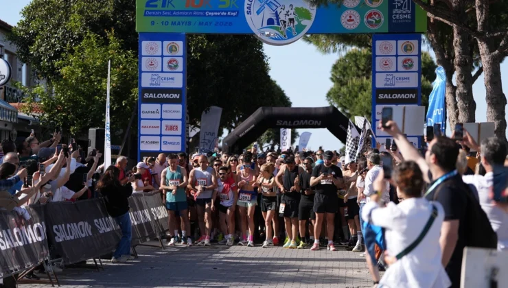 Çeşme’de Rekor Katılım… 43 Ülkeden 3 Bin 450 Sporcu Rüzgar Eşliğinde Koştu
