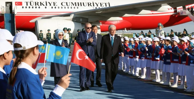 Cumhurbaşkanı Erdoğan Astana'Da
