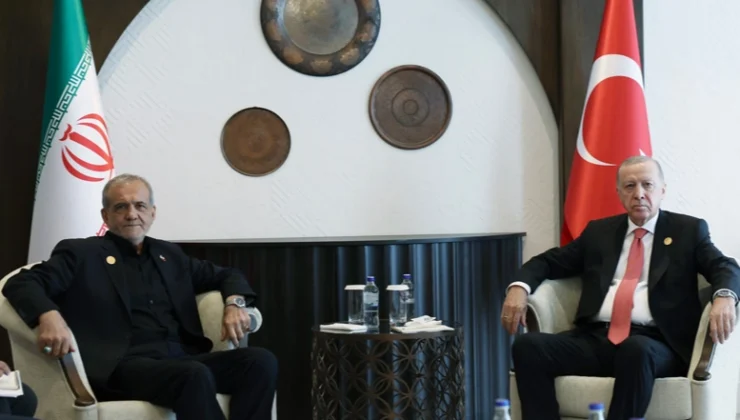 Cumhurbaşkanı Erdoğan, İranlı Mevkidaşıyla Görüştü