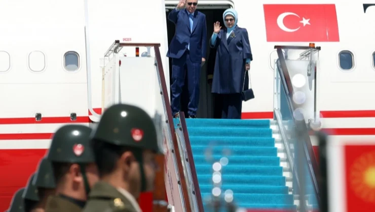Cumhurbaşkanı Erdoğan Kazakistan’a Uğurlandı