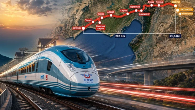 Mersin-Gaziantep Yht Hattı, Türkiye’yi Orta Koridor Ve Kalkınma Yolu’na Bağlayacak