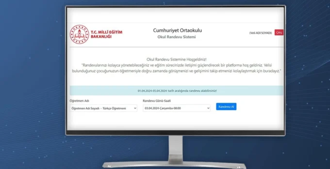 Okullarda Güvenliğe Yeni Adım… Veli Randevu Sistemi Yenileniyor