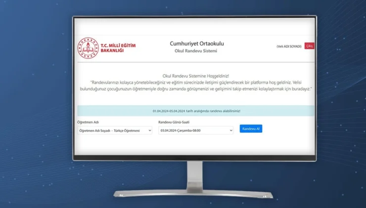 Okullarda Güvenliğe Yeni Adım… Veli Randevu Sistemi Yenileniyor