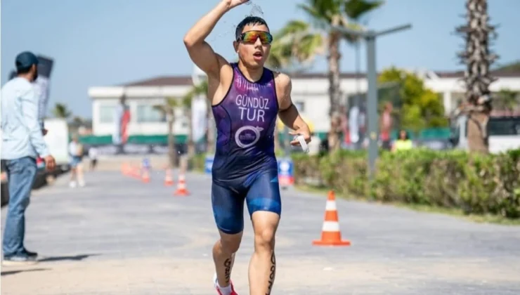 Ordu’lu Sporcu Ayvalık Triatlonu’nda Birinci