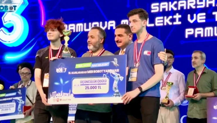 Sakarya’ya Robotik Alanda Türkiye Derecesi