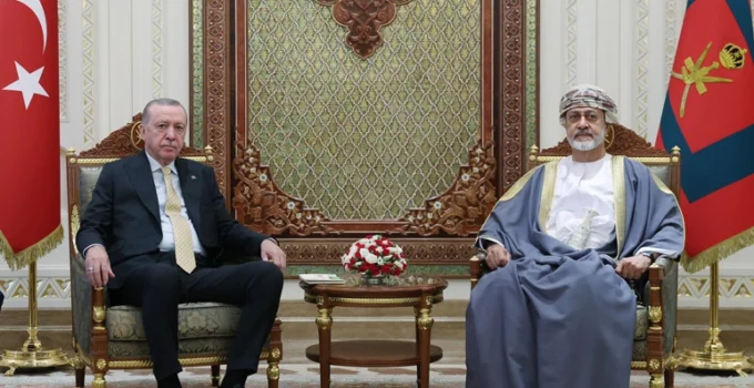 Cumhurbaşkanı Erdoğan, Umman Sultanı Ile Görüştü