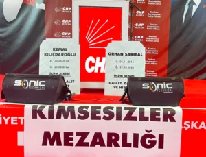 Bursa'Da Chp'Den Kılıçdaroğlu Ve Sarıbal'A Mezar Taşlı Protesto