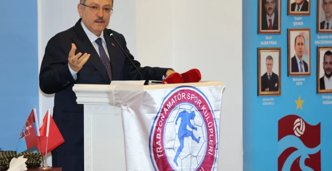 Trabzon'Da Amatör Kulüplere Büyük Destek