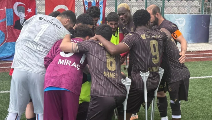Trabzon Ampute Futbol Takımı Üçüncülüğü Garantiledi