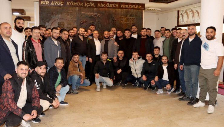 Üzülmez 1. Ocak işçilerinden sendikalarına ziyaret