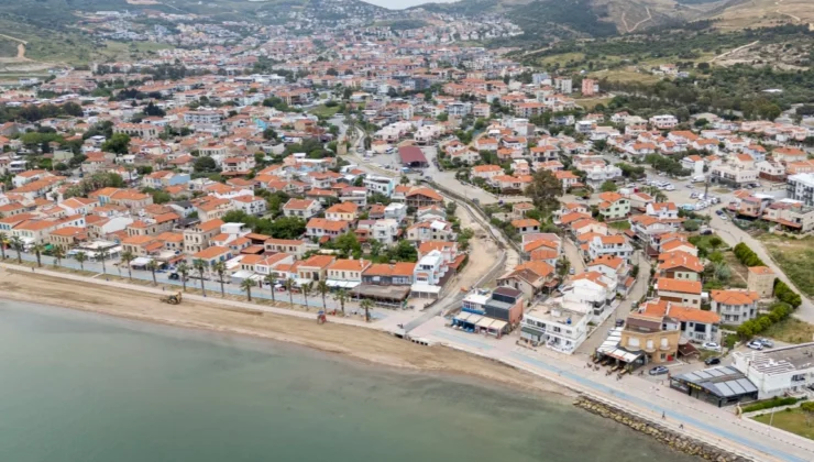 Yeni Foça’da Tarihi Dere Yatağı Güçlendiriliyor