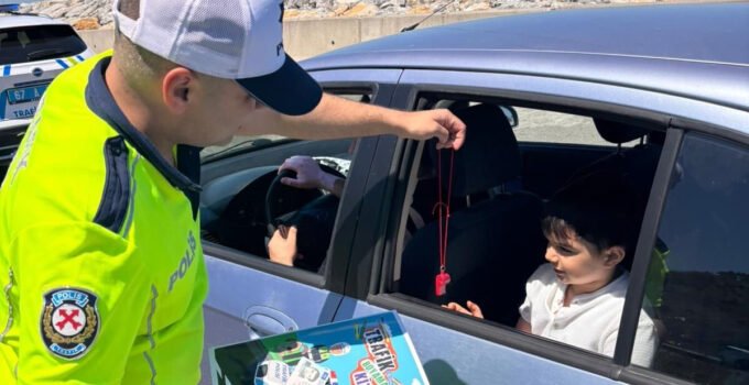 Zonguldak polisinden bayramda trafik denetimi