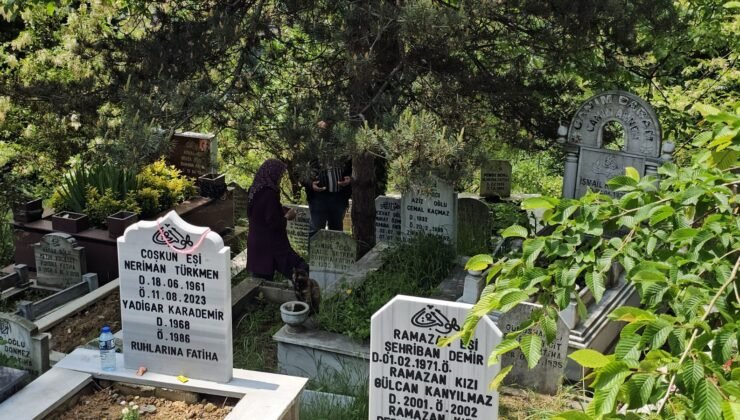 Zonguldak’ta bayram öncesi kabristanlara ziyaretçi akını