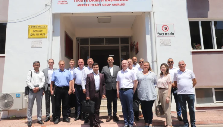 Akkuyu Ngs Rus Heyetinden Mersin Büyükşehir İtfaiyesi’ne Ziyaret