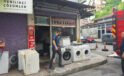 Beyaz eşya servisinin deposunda yangın