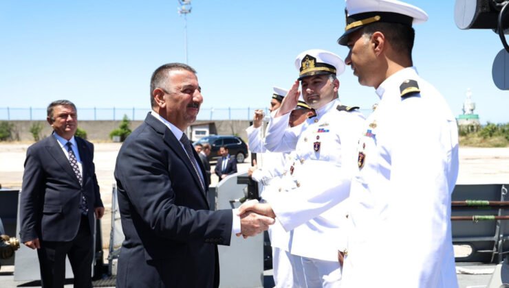 Vali Hacıbektaşoğlu’ndan TCG Kilimli Gemisi’ne Ziyaret