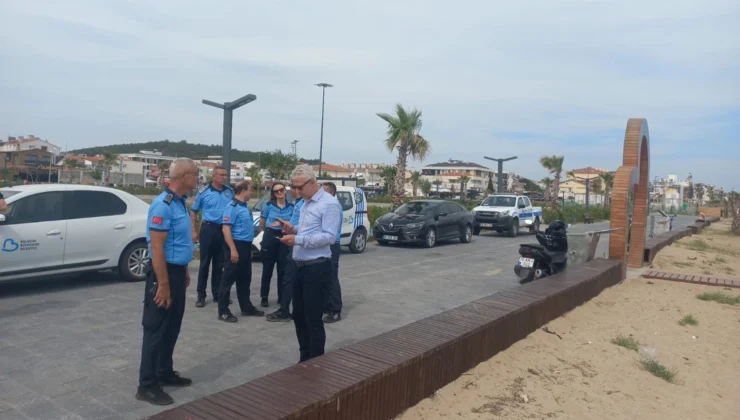 Balıkesir'De Sarımsaklı Plajında Sıkı Denetim