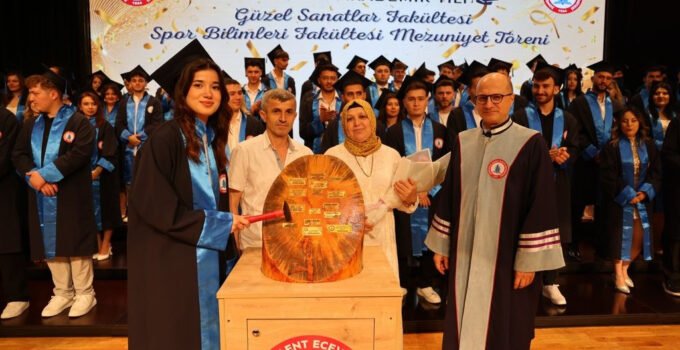 BEUN’da mezuniyet sevinci; Güzel Sanatlar ve Spor Bilimleri Fakülteleri yeni mezunlarını verdi