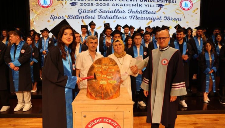 BEUN’da mezuniyet sevinci; Güzel Sanatlar ve Spor Bilimleri Fakülteleri yeni mezunlarını verdi