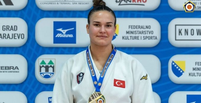 BEUN’lu Millî Judocu Gülenay’dan Avrupa’da Altın Zafer