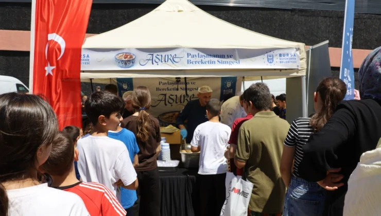 Bursa Büyükşehir Aşure Bereketini Yıldırımlılarla Paylaştı