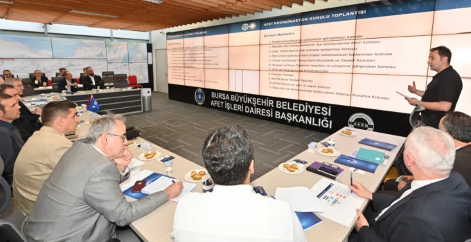 Bursa’nın Afet Planı Akom’da Masaya Yatırıldı